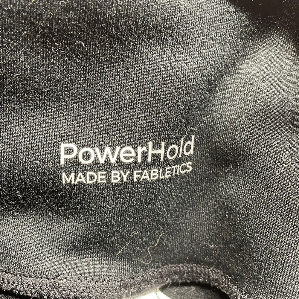 Fabletics Mesh Panel Powerhold Legging Capri - Me… - image 1